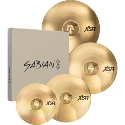 Sabian Promo-bekken 35,6 cm-40,6 cm-51,6 cm + crash 18 inch gratis Sabian Promo-bekken 35,6 cm-40,6 cm-51,6 cm + crash 18 inch gratis