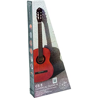 EKO CS-5 PACK, klassieke gitaar 3/4 serie Pack met plectrums, tuner en tas, natuurlijke kleur EKO CS-5 PACK, klassieke gitaar 3/4 serie Pack met plectrums, tuner en tas, natuurlijke kleur