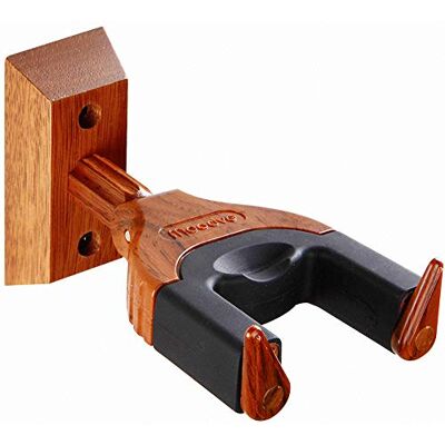Moodve ukelele muurbeugel, zelfvergrendelende muurbeugel hardhouten basis ukelele houder viool banjo mandoline Moodve ukelele muurbeugel, zelfvergrendelende muurbeugel hardhouten basis ukelele houder viool banjo mandoline