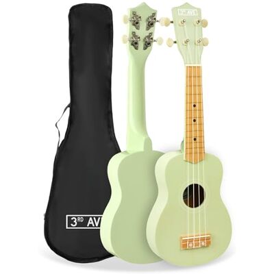 3rd Avenue Sopraanukelele Beginners 21 Inch 4 Nylon Snaren Met Gratis Uke-Tas Pastel Groen Gratis 1 hand Online Lessen 3rd Avenue Sopraanukelele Beginners 21 Inch 4 Nylon Snaren Met Gratis Uke-Tas Pastel Groen Gratis 1 hand Online Lessen