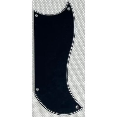 jiahecl Gibson SG Custom 3 gitaarpickguard (3-laags zwart) jiahecl Gibson SG Custom 3 gitaarpickguard (3-laags zwart)