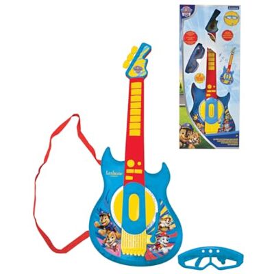Lexibook , Paw Patrol K260PALXB Elektronische gitaar met microfoon, bril met microfoon, melodieën, 2 speelmodi, MP3-ingang, blauw/rood Lexibook , Paw Patrol K260PALXB Elektronische gitaar met microfoon, bril met microfoon, melodieën, 2 speelmodi, MP3-ingang, blauw/rood