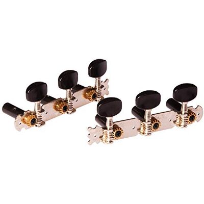 Ortega Guitars Ortega Classic stemmechanisme, zilver/zwart (OTM-STUDENT) Ortega Guitars Ortega Classic stemmechanisme, zilver/zwart (OTM-STUDENT)