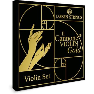 LARSEN STRINGS Larsen Il Cannone Gold 4-snarig solist set viool 4/4 LARSEN STRINGS Larsen Il Cannone Gold 4-snarig solist set viool 4/4