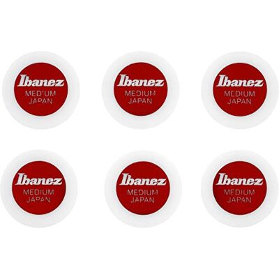 Ibanez 6 stuks 0,8 mm ronde stekkers wit (PPA1M-WH) Ibanez 6 stuks 0,8 mm ronde stekkers wit (PPA1M-WH)