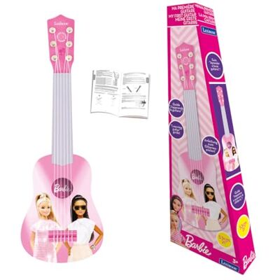 Lexibook , Barbie, Mijn eerste kindergitaar, 6 snaren, 53 cm, inclusief handleiding (mogelijk niet beschikbaar in het Nederlands), roze, K200BB 21-inch gitaar, 6 nylon snaren, inclusief leergids, roze Lexibook , Barbie, Mijn eerste kindergitaar, 6 snaren, 53 cm, inclusief handleiding (mogelijk niet beschikbaar in het Nederlands), roze, K200BB 21-inch gitaar, 6 nylon snaren, inclusief leergids, roze