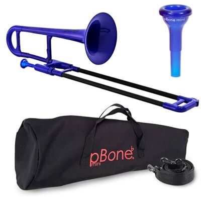 pBone 700639 Mini paperclip met mondstuk en hoes, blauw pBone 700639 Mini paperclip met mondstuk en hoes, blauw
