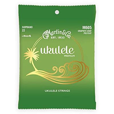 Martin Premium Polygut sopraan ukelele, snaren (M605) sopraan22-23, premium ukelele polygut Martin Premium Polygut sopraan ukelele, snaren (M605) sopraan22-23, premium ukelele polygut
