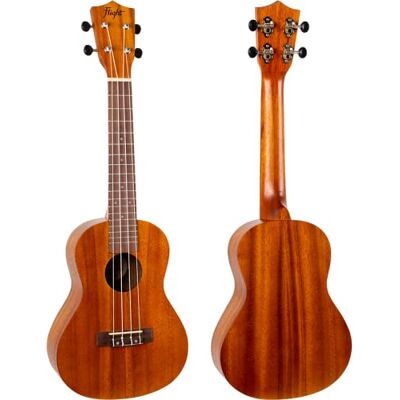 Flight Ukeleles NUC250 Concert Ukelele van acaciahout, Meerkleurig Flight Ukeleles NUC250 Concert Ukelele van acaciahout, Meerkleurig