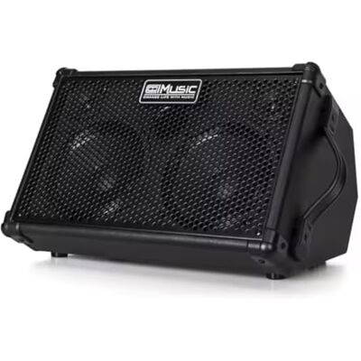 COOLMUSIC BP40D 80W W/Bluetooth oplaadbare akoestische gitaarversterker voor elektrische gitaar met nagalm vertragingseffect, 6 ingangen, 3-bands equalizer COOLMUSIC BP40D 80W W/Bluetooth oplaadbare akoestische gitaarversterker voor elektrische gitaar met nagalm vertragingseffect, 6 ingangen, 3-bands equalizer