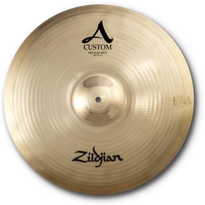 Zildjian A Custom Series – 20 inch Medium Ride Cymbal – briljante afwerking Zildjian A Custom Series – 20 inch Medium Ride Cymbal – briljante afwerking
