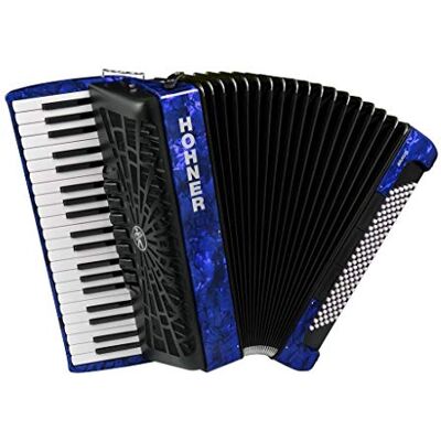 Hohner Bravo III 96 blauw A16742 Silentkey Hohner Bravo III 96 blauw A16742 Silentkey