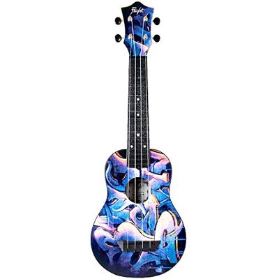 Flight : TUS40 ABS Travel Ukelele Graffiti (met Bag) Flight : TUS40 ABS Travel Ukelele Graffiti (met Bag)