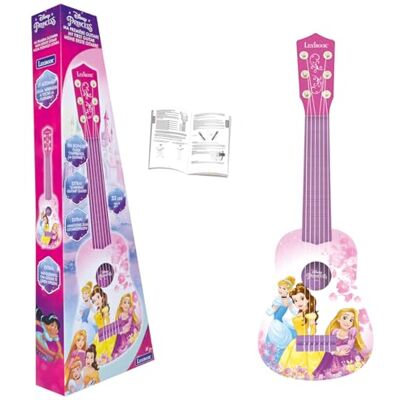 Lexibook , Disney Prinsessen Mijn eerste gitaar, K200DPLXB 53 cm gitaar, 6 nylon snaren, leergids inbegrepen, roze/paars Lexibook , Disney Prinsessen Mijn eerste gitaar, K200DPLXB 53 cm gitaar, 6 nylon snaren, leergids inbegrepen, roze/paars