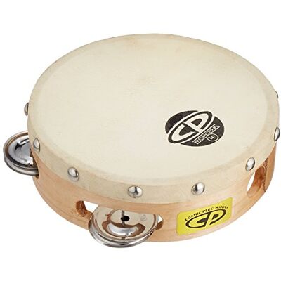 Latin Percussion CP376 houtschamine, 6 inch (15,2 cm), met huid Latin Percussion CP376 houtschamine, 6 inch (15,2 cm), met huid