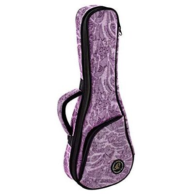 Ortega Guitars ORTEGA OUB-SO-PUJ tas voor sopraan ukelele, denim-look, violet Ortega Guitars ORTEGA OUB-SO-PUJ tas voor sopraan ukelele, denim-look, violet