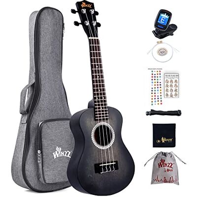 Winzz Ukulele Concert Beginners Volwassenen, 23 Inch Ukulele Kit Uniek Kleurenontwerp Winzz Ukulele Concert Beginners Volwassenen, 23 Inch Ukulele Kit Uniek Kleurenontwerp