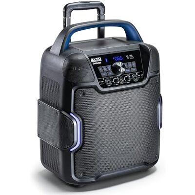 ALTO Uber FX2 draagbare versterkte luidspreker, 200 W, met oplaadbare batterij, Bluetooth, 2-kanaals mixer, opladen via USB en app ALTO Uber FX2 draagbare versterkte luidspreker, 200 W, met oplaadbare batterij, Bluetooth, 2-kanaals mixer, opladen via USB en app