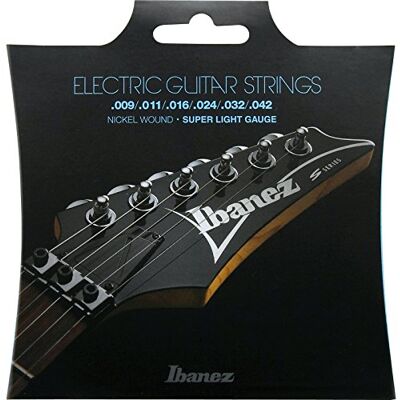 Ibanez Snarenset elektrische gitaar nikkel Wound 6-snaren Super Light 9-42 (IEGS6) Ibanez Snarenset elektrische gitaar nikkel Wound 6-snaren Super Light 9-42 (IEGS6)