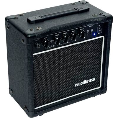 WOODBRASS GE820 Elektrische Gitaar Combo Versterker 20W Amplifier Ideaal voor Beginners en Amateur Gitaristen Veelzijdig, Reverb, Hoofdtelefoonaansluiting: Perfect om thuis te spelen WOODBRASS GE820 Elektrische Gitaar Combo Versterker 20W Amplifier Ideaal voor Beginners en Amateur Gitaristen Veelzijdig, Reverb, Hoofdtelefoonaansluiting: Perfect om thuis te spelen