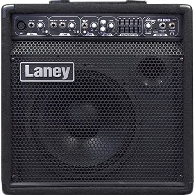 LANEY AUDIOHUB Series AH80 – Multi-Input Combo Amp – 80 W – 10 inch woofer plus hoorn LANEY AUDIOHUB Series AH80 – Multi-Input Combo Amp – 80 W – 10 inch woofer plus hoorn