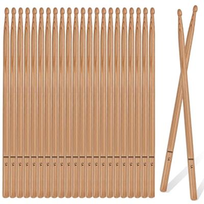 BAIFULAI 5A 12 paar klassieke anti-schimmel drumsticks met hout, robuust eiken, voor volwassenen, kinderen en beginners, voor elektronische jazzdrums BAIFULAI 5A 12 paar klassieke anti-schimmel drumsticks met hout, robuust eiken, voor volwassenen, kinderen en beginners, voor elektronische jazzdrums