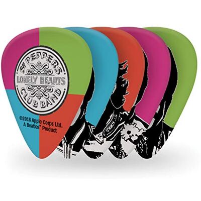 D'Addario Beatles Gitaarplectrums The Beatles Verzamelbare Gitaarplectrums Sgt. Pepper 50th Zwaar D'Addario Beatles Gitaarplectrums The Beatles Verzamelbare Gitaarplectrums Sgt. Pepper 50th Zwaar
