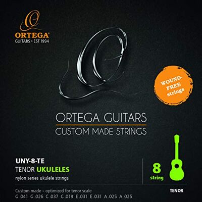Ortega Guitars ORTEGA UNY-8-TE snaren voor Tenor-ukelele, nylon, 8 stuks Ortega Guitars ORTEGA UNY-8-TE snaren voor Tenor-ukelele, nylon, 8 stuks