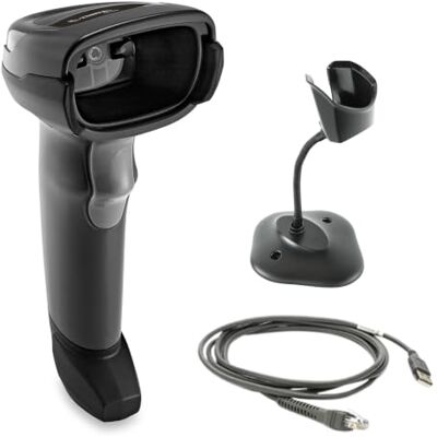 Zebra Technologies DS2208-SR USB-kit met houder 1D/2D barcodebeeldmachine Voorgeconfigureerd en klaar voor gebruik Geschikt voor transport-, detailhandels- en Zebra Technologies DS2208-SR USB-kit met houder 1D/2D barcodebeeldmachine Voorgeconfigureerd en klaar voor gebruik Geschikt voor transport-, detailhandels- en