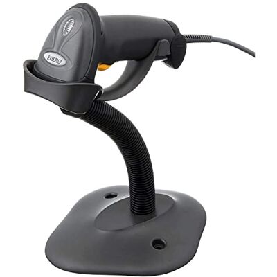Zebra Technologies Zebra LS2208 Bar Code Scanner, 7 ft Black 1D Laser Zwart Zebra Technologies Zebra LS2208 Bar Code Scanner, 7 ft Black 1D Laser Zwart