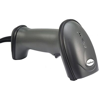 Vultech BC-01 Barcode-pistool, laserscanner, USB, zwart Vultech BC-01 Barcode-pistool, laserscanner, USB, zwart