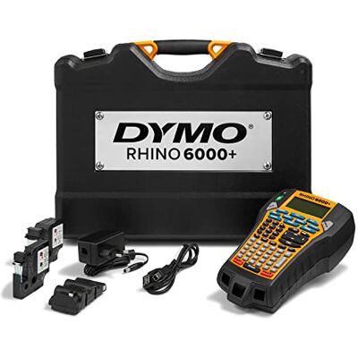 Dymo Rhino 6000 industriële labelprinter met transportkoffer, labelprinter met vele functies en pc-aansluiting Dymo Rhino 6000 industriële labelprinter met transportkoffer, labelprinter met vele functies en pc-aansluiting