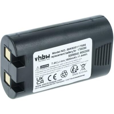 vhbw Batterij compatibel met Dymo LabelManager 420P 360D-printer, scanner, labelprinter (1600 mAh, 7,4 V, Li-ion) vhbw Batterij compatibel met Dymo LabelManager 420P 360D-printer, scanner, labelprinter (1600 mAh, 7,4 V, Li-ion)