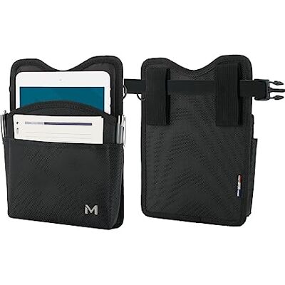 Mobilis Holster voor tablet 10-11 inch met riem, stylushouder en accessoiretas, textiel, transporttas voor tablet, 24 x 17 x 2,5 cm, eenvoudig toegangssysteem, zwart Mobilis Holster voor tablet 10-11 inch met riem, stylushouder en accessoiretas, textiel, transporttas voor tablet, 24 x 17 x 2,5 cm, eenvoudig toegangssysteem, zwart
