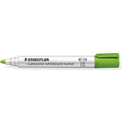 Staedtler Lumocolor 351 Roller Para Pizarra Redonda punt Trazo 2 mm dop met clip kleur limoengroen Staedtler Lumocolor 351 Roller Para Pizarra Redonda punt Trazo 2 mm dop met clip kleur limoengroen