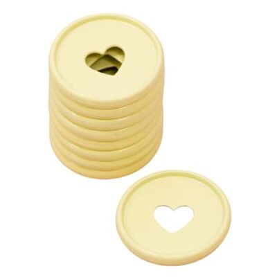 Craftelier Metalen schijfringen voor het binden van scrapbooking voor planners, dagboeken, notitieboeken of albums 9 stuks van 3,5 mm pastelgeel Craftelier Metalen schijfringen voor het binden van scrapbooking voor planners, dagboeken, notitieboeken of albums 9 stuks van 3,5 mm pastelgeel