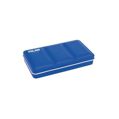 MILAN Lege metalen set met capaciteit voor 12 aquarelbekers MILAN Lege metalen set met capaciteit voor 12 aquarelbekers