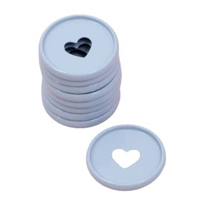 Craftelier Metalen schijfringen voor het binden van scrapbooking voor planners, dagboeken, notitieboeken of albums 9 stuks van 3,5 mm pastelblauw Craftelier Metalen schijfringen voor het binden van scrapbooking voor planners, dagboeken, notitieboeken of albums 9 stuks van 3,5 mm pastelblauw
