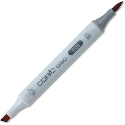 Copic Markers Ciao Marker, E08 bruin, n/a Copic Markers Ciao Marker, E08 bruin, n/a