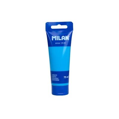 MILAN Tube 75 ml acrylverf, cyaanblauw MILAN Tube 75 ml acrylverf, cyaanblauw