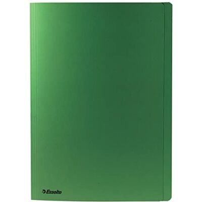 Esselte Paperboard Folder 275 g/m², groene rugleuning Esselte Paperboard Folder 275 g/m², groene rugleuning
