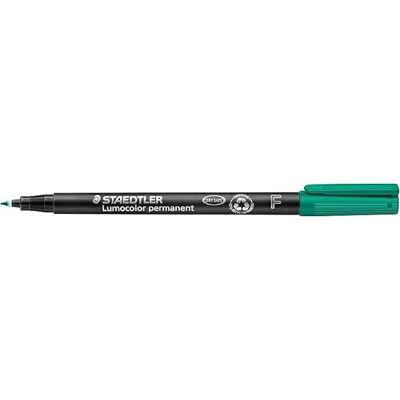 Staedtler 318-5 318-5 Lumocolor, F-punt, permanent, groen Staedtler 318-5 318-5 Lumocolor, F-punt, permanent, groen