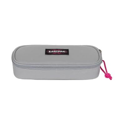 EASTPAK Trousse à Crayons Simple Ovale — Pochette de Papeterie organisée avec Compartiments intérieurs et Poche zippée, 5 x 22 x 9 cm Kontrast Grey Pink EASTPAK Trousse à Crayons Simple Ovale — Pochette de Papeterie organisée avec Compartiments intérieurs et Poche zippée, 5 x 22 x 9 cm Kontrast Grey Pink