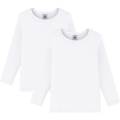 Petit Bateau A01fa T-shirt voor meisjes, 2 stuks 6 jaar Petit Bateau A01fa T-shirt voor meisjes, 2 stuks 6 jaar