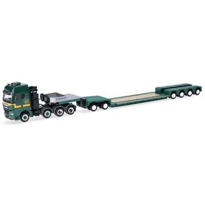 Herpa MAN TGX GX Schwerlast-Sattelzug "Thömen" (Hamburg), schaal 1:87, Duits model, verzamelstuk, plastic figuur Herpa MAN TGX GX Schwerlast-Sattelzug "Thömen" (Hamburg), schaal 1:87, Duits model, verzamelstuk, plastic figuur