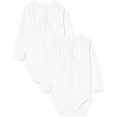 Petit Bateau 54218 Uniseks babybody (2 stuks) 3 maanden Petit Bateau 54218 Uniseks babybody (2 stuks) 3 maanden