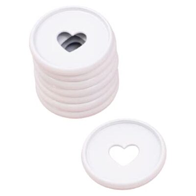Craftelier Metalen schijfringen voor scrapbooking binden voor planners, dagboeken, notitieboeken of albums 9 stuks 3,5 mm set wit Craftelier Metalen schijfringen voor scrapbooking binden voor planners, dagboeken, notitieboeken of albums 9 stuks 3,5 mm set wit