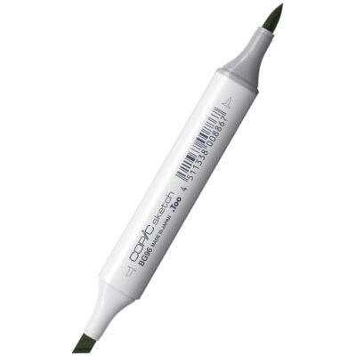 Copic Sketch Marker BG 96, Bush, professionele marker op alcoholbasis, met superborstel en gemiddelde punt Copic Sketch Marker BG 96, Bush, professionele marker op alcoholbasis, met superborstel en gemiddelde punt