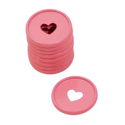 Craftelier Metalen schijfringen voor het binden van scrapbooking voor planners, dagboeken, notitieboeken of albums 9 stuks 3,5 mm Roze kauwgom Craftelier Metalen schijfringen voor het binden van scrapbooking voor planners, dagboeken, notitieboeken of albums 9 stuks 3,5 mm Roze kauwgom