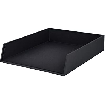 Rössler Papier 1335452700 S.O.H.O. Brievenbak voor DIN A4, stapelbaar, zwart, 1 stuk Rössler Papier 1335452700 S.O.H.O. Brievenbak voor DIN A4, stapelbaar, zwart, 1 stuk